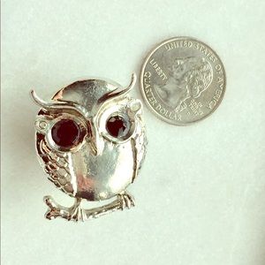🦉Adorable Owl Silver Toned Stretch Ring🦉